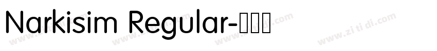 Narkisim Regular字体转换